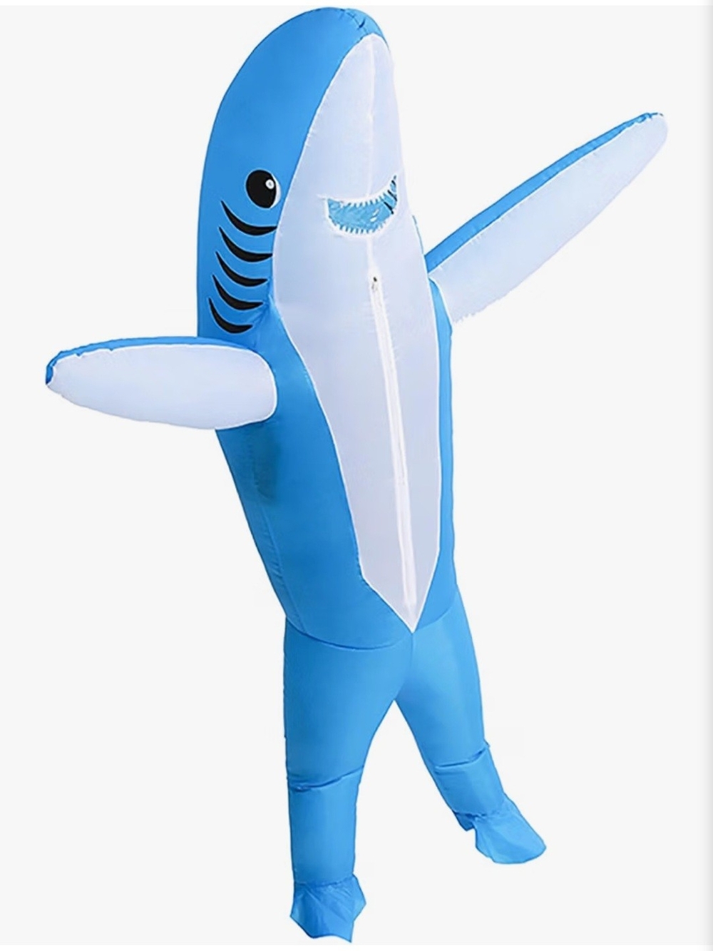 💙Blue Shark Inflatable Kids One-Piece Costume💙